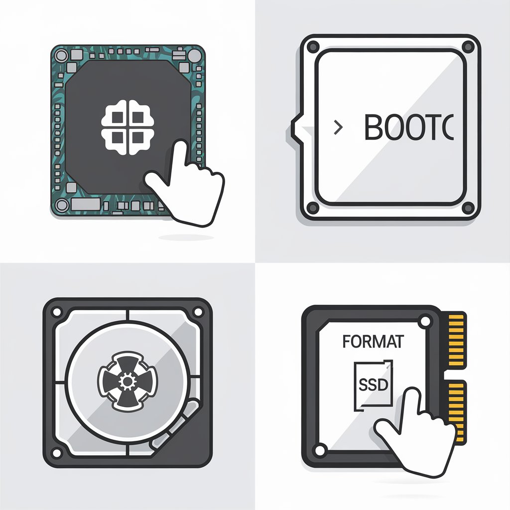 troubleshooting steps for installing a new SSD on a windows 11 pc